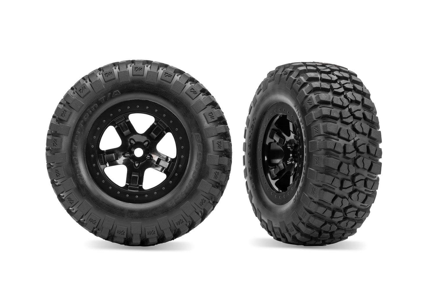 TRA5878-BLK 5878-BLK BFGoodrich Mud-Terrain SCT Tires 4WD F/R, 2WD R, Black (2)