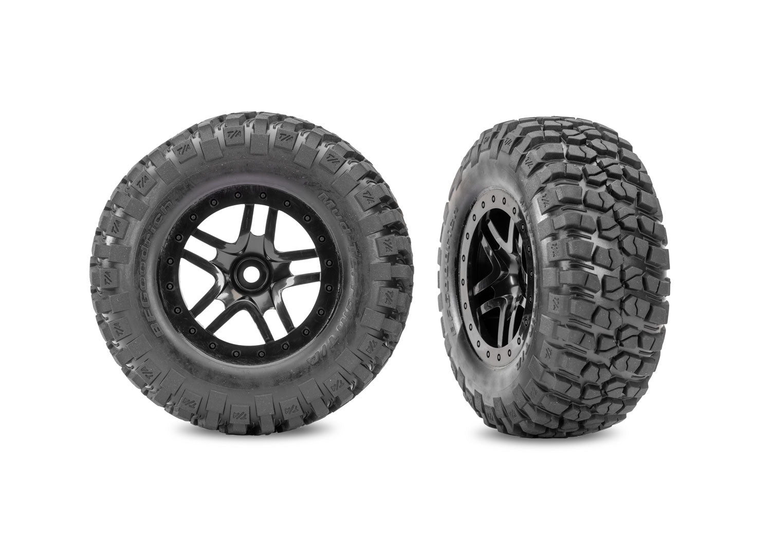 TRA5883-BLK 5883-BLK SCT Split-Spoke Wheels & BFGoodrich Tires, Black (2)