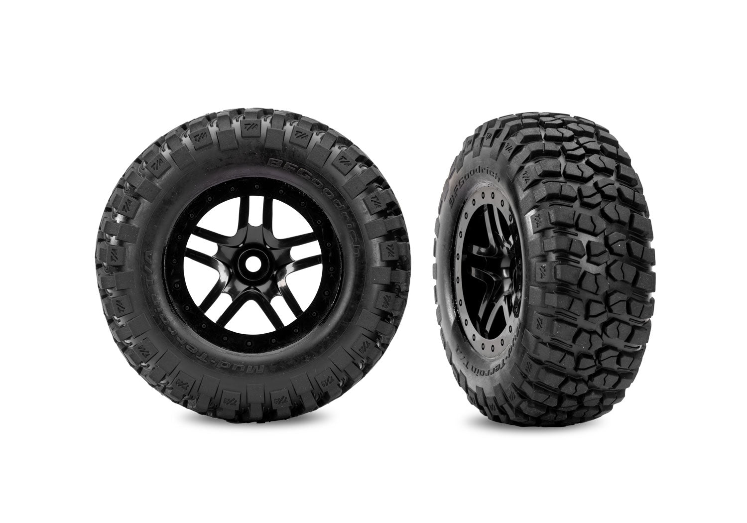 TRA5885-BLK 5885-BLK SCT Split-Spoke Wheels & BFGoodrich Tires, Black (2)