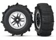 TRA5891 5891 Paddle Tires, SCT Split Spoke Wheels, Beadlock