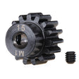 TRA6487R 6487R Steel Pinion Gear, 1.0 Metric Pitch, 15T