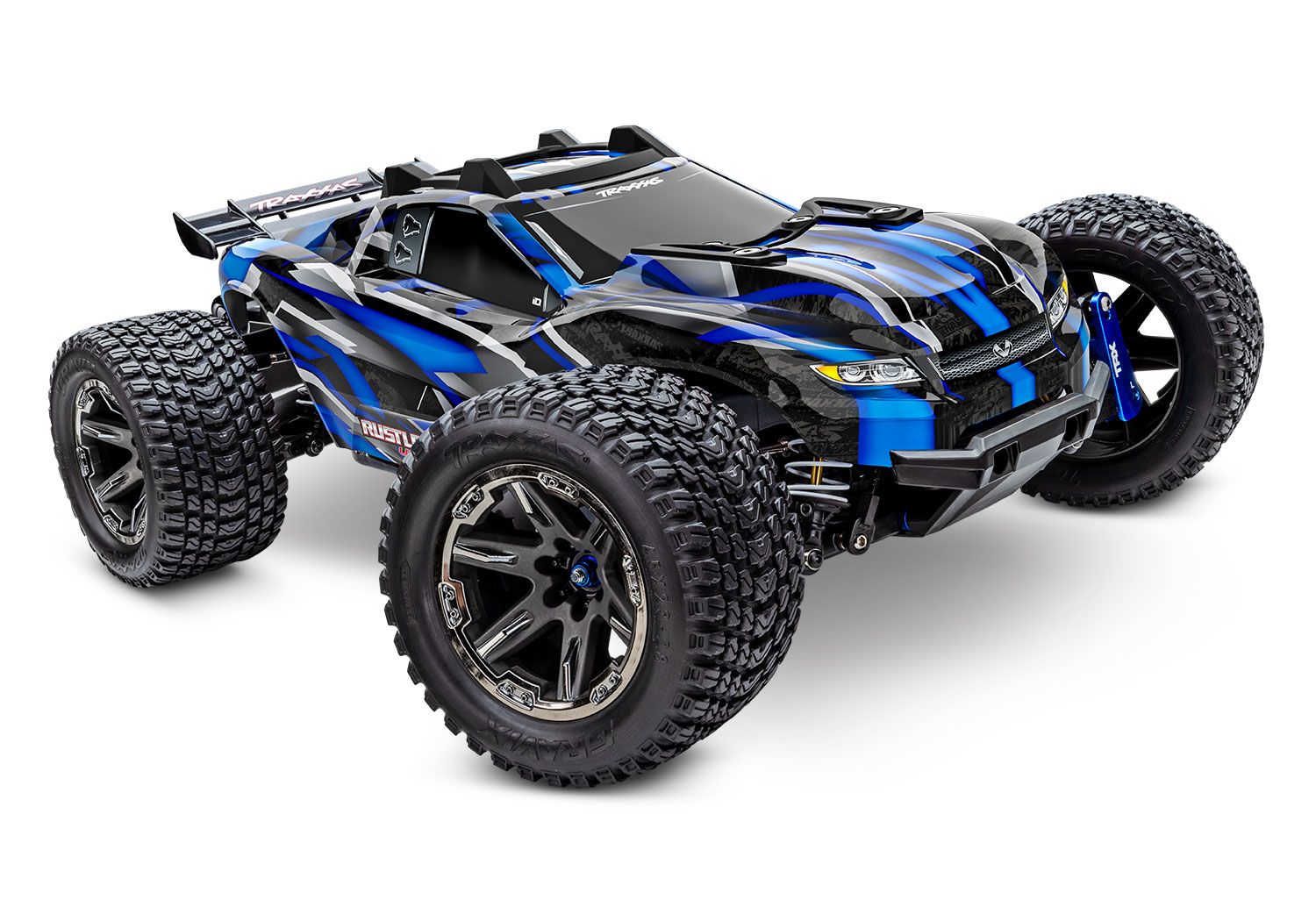 TRA67097-4-BLUE 67097-4-BLUE Rustler VXL Ultimate 1/10 4X4 Stadium Truck RTR, Blue