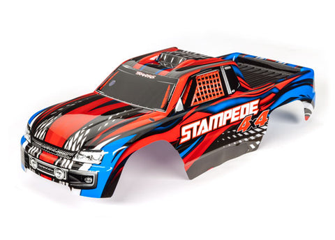 Traxxas 6729R Stampede 4x4 Body, Red