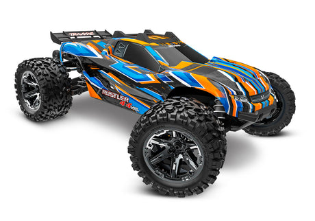 TRA67376-4-ORNG 67376-4-ORNG Rustler VXL 1/10 4X4 Stadium Truck RTR, Orange