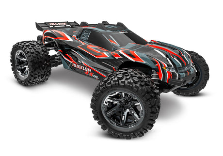 TRA67376-4-RED 67376-4-RED Rustler VXL 1/10 4X4 Stadium Truck RTR, Red