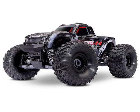 TRA67454-4-BLK 67454-4-BLK Stampede 4X4 Brushless RTR Monster Truck, Black