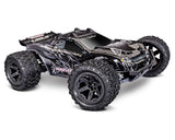 TRA67464-4-BLK 67464-4-BLK Rustler 4X4 Brushless RTR Stadium Truck, Black