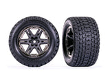 TRA6764-BLKCR 6764-BLKCR Gravix Tires & 2.8" RXT Wheels, Black Chrome (2)