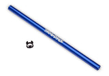 TRA6765-BLUE 6765-BLUE 189mm Aluminum Center Driveshaft, Blue