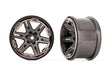 TRA6772-BLKCR 6772-BLKCR 2.8" RXT Wheels, Black Chrome (2)