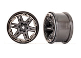 TRA6772-BLKCR 6772-BLKCR 2.8" RXT Wheels, Black Chrome (2)