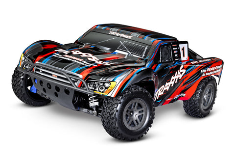 Traxxas 68154-4-RED Slash 1/10 4WD Brushless Short Course Truck, Red