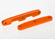 TRA6823-ORNG 6823-ORNG Front & Rear Aluminum Bulkhead Tie Bars, Orange