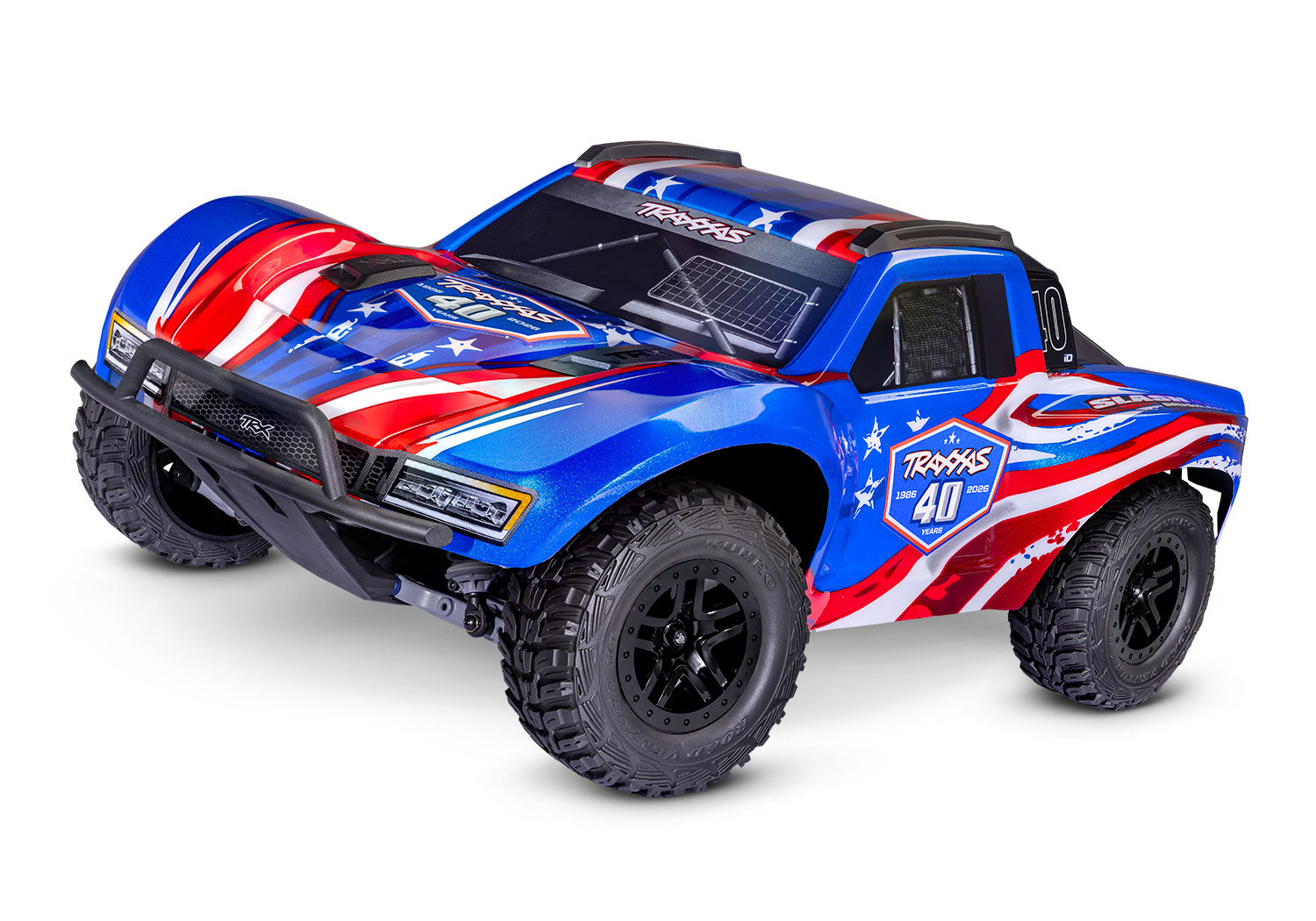 TRA68454-4-40TH 68454-4-40TH Slash 4X4 Brushless 1/10 Short Course Truck RTR, 40th Anniversary Edition