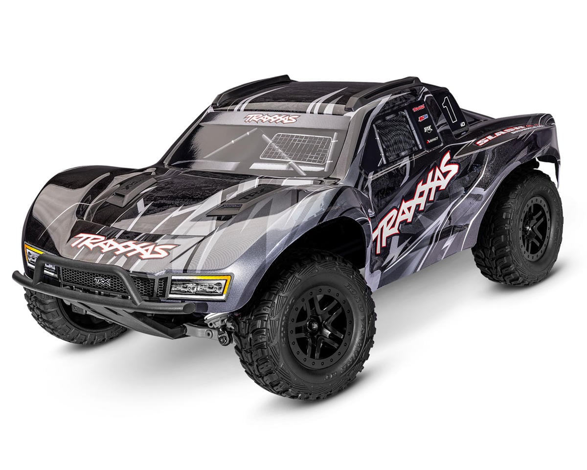 TRA68454-4-BLK 68454-4-BLK Slash 4X4 Brushless RTR Short Course Truck, Black