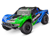 TRA68454-4-GRN 68454-4-GRN Slash 4X4 Brushless RTR Short Course Truck, Green