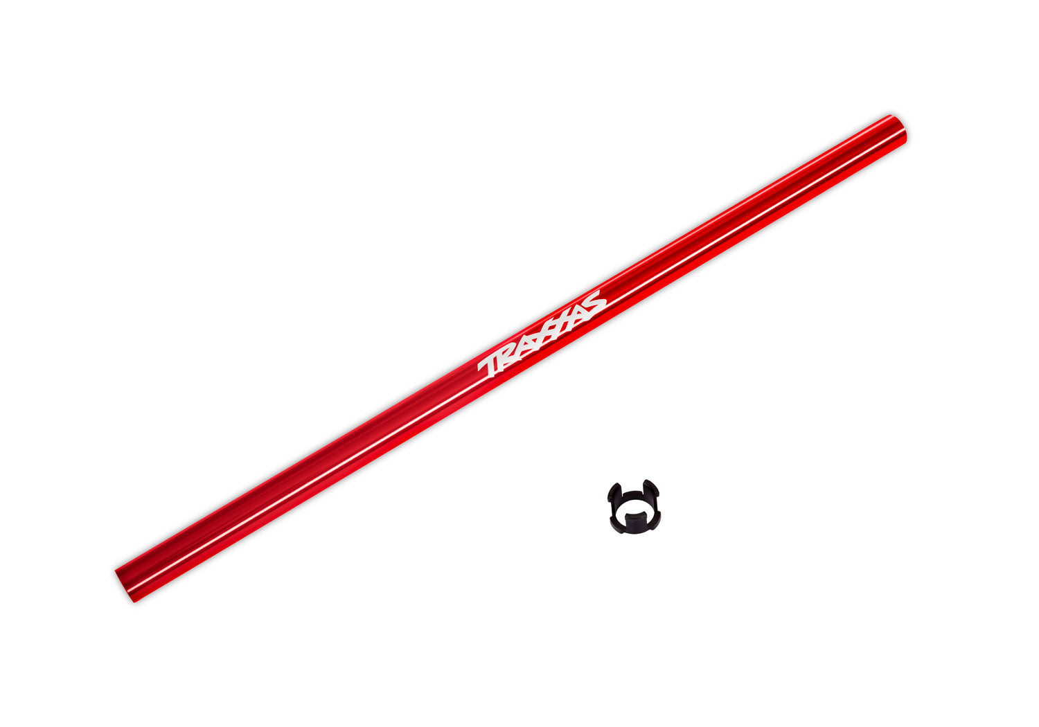 TRA6855-RED 6855-RED Aluminum Center Driveshaft, Red