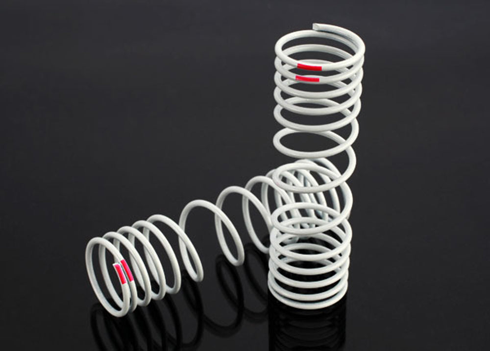 TRA6867 6867 Rear Springs, Progressive +10% Rate Pink