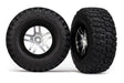 TRA6873 6873 Mud-Terrain Tires, SCT SS Wheels, Chrome