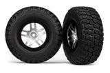 TRA6873 6873 Mud-Terrain Tires, SCT SS Wheels, Chrome