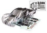 TRA6948X 6948X Slash 4X4 Clipless Body, Clear w/ ProGraphix