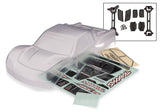 TRA6958R 6958R Slash 4X4 Heavy-Duty Clipless Body, Clear