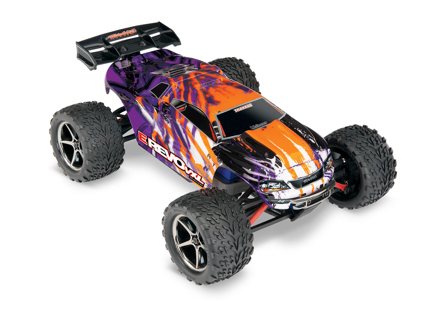TRA71076-8-PRPL 71076-8-PRPL E-Revo VXL 1/16 4X4 Monster Truck RTR, Combo, Purple