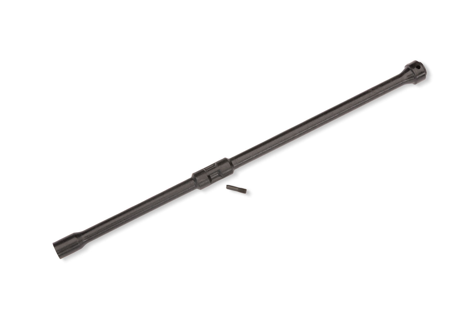 TRA7455X 7455X Plastic Center Driveshaft w/ Pin, Black