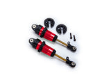 TRA7461-RED 7461-RED Fully Assembled Long GTR Shocks, Red w/ TiN Shafts