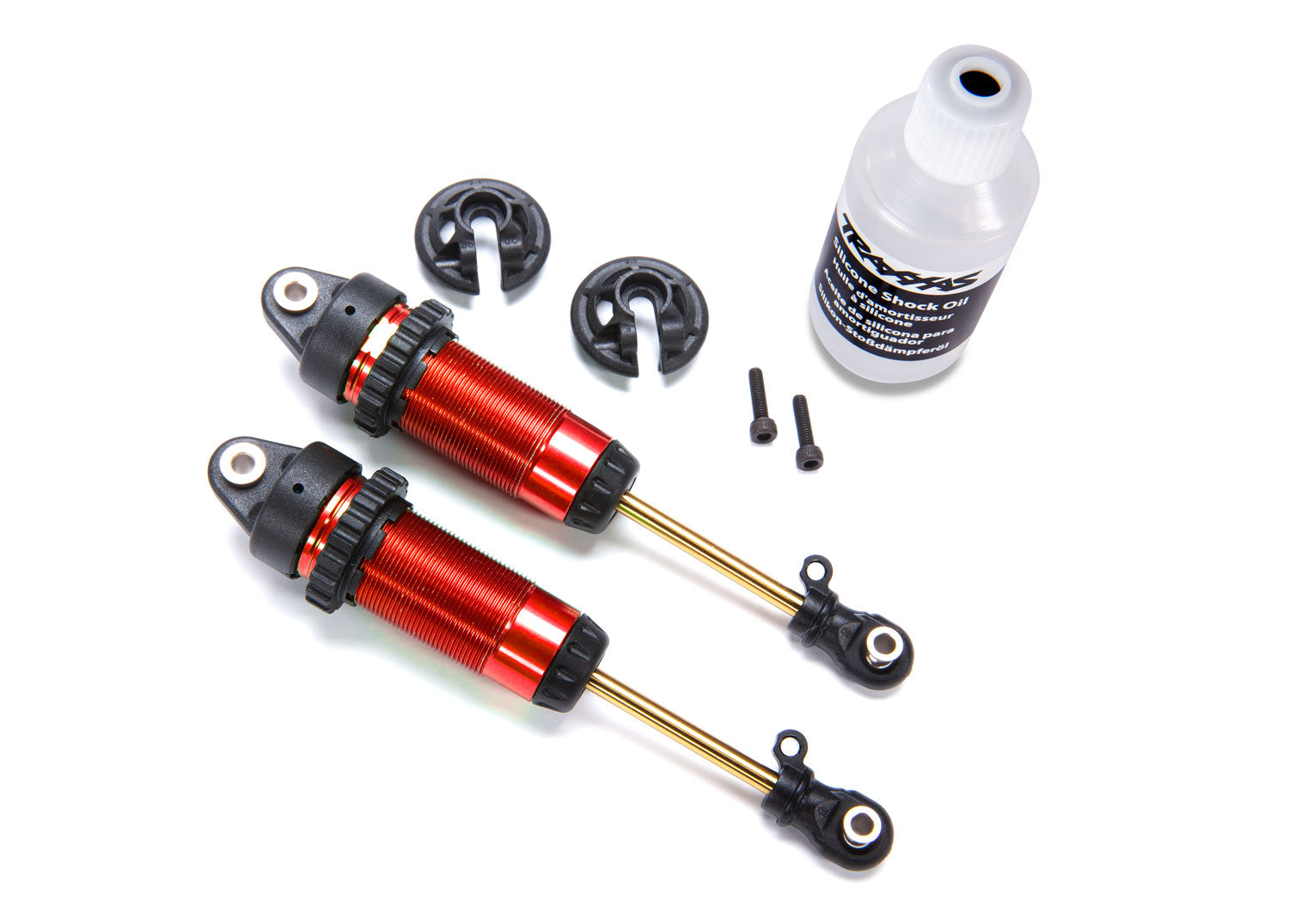 TRA7462-RED 7462-RED Fully Assembled XX-Long GTR Shocks, Red
