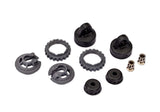 TRA7468-SLGRY 7468-SLGRY 1/10 GTR Shock Spring Retainer Set, Steel Gray