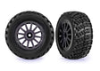 TRA7473-GRAY 7473-GRAY Gravel Pattern Tires & Wheels, Foam Inserts, Gray (2)