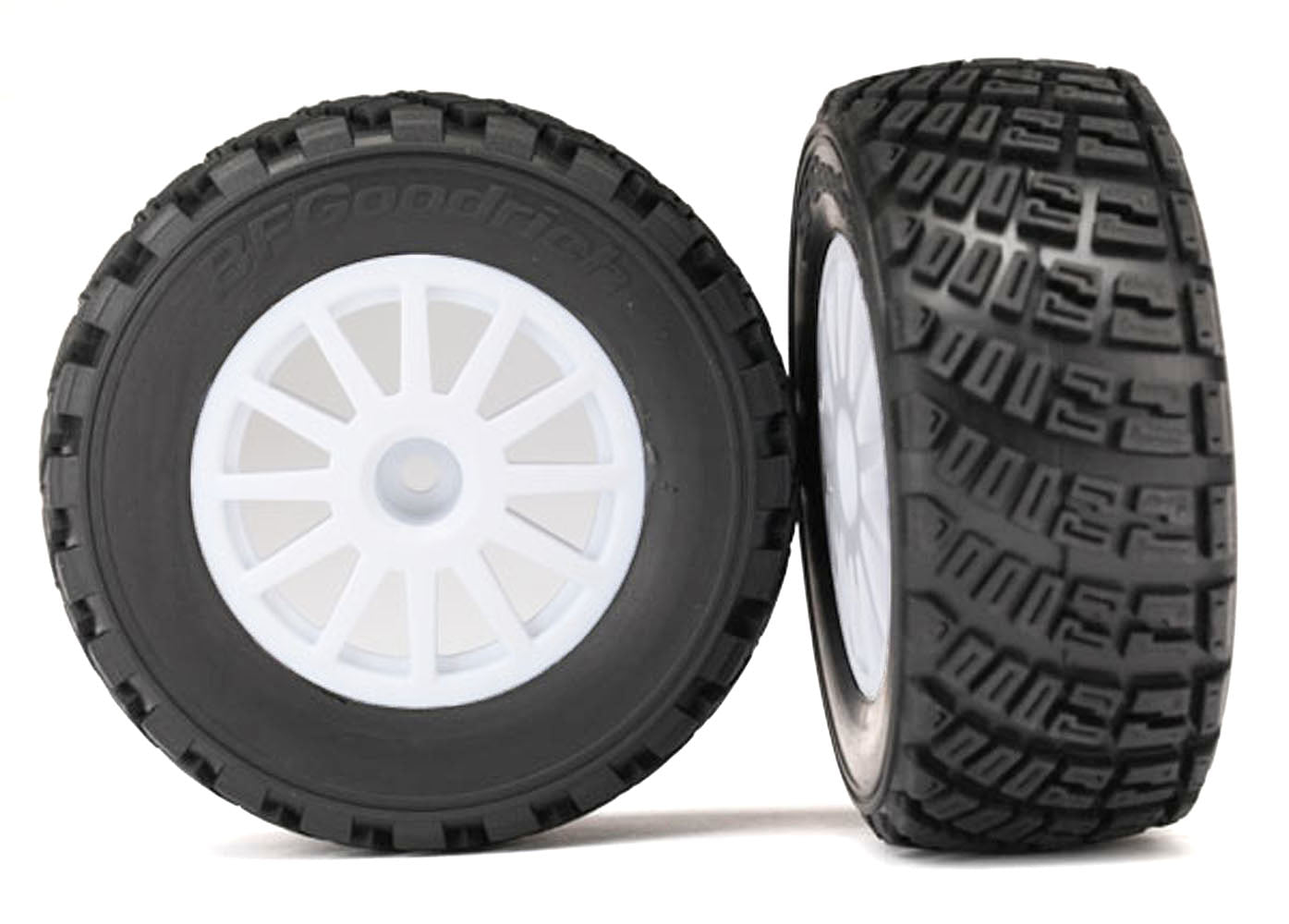 TRA7473R 7473R Rally Gravel Pattern Tires, Wheels, White