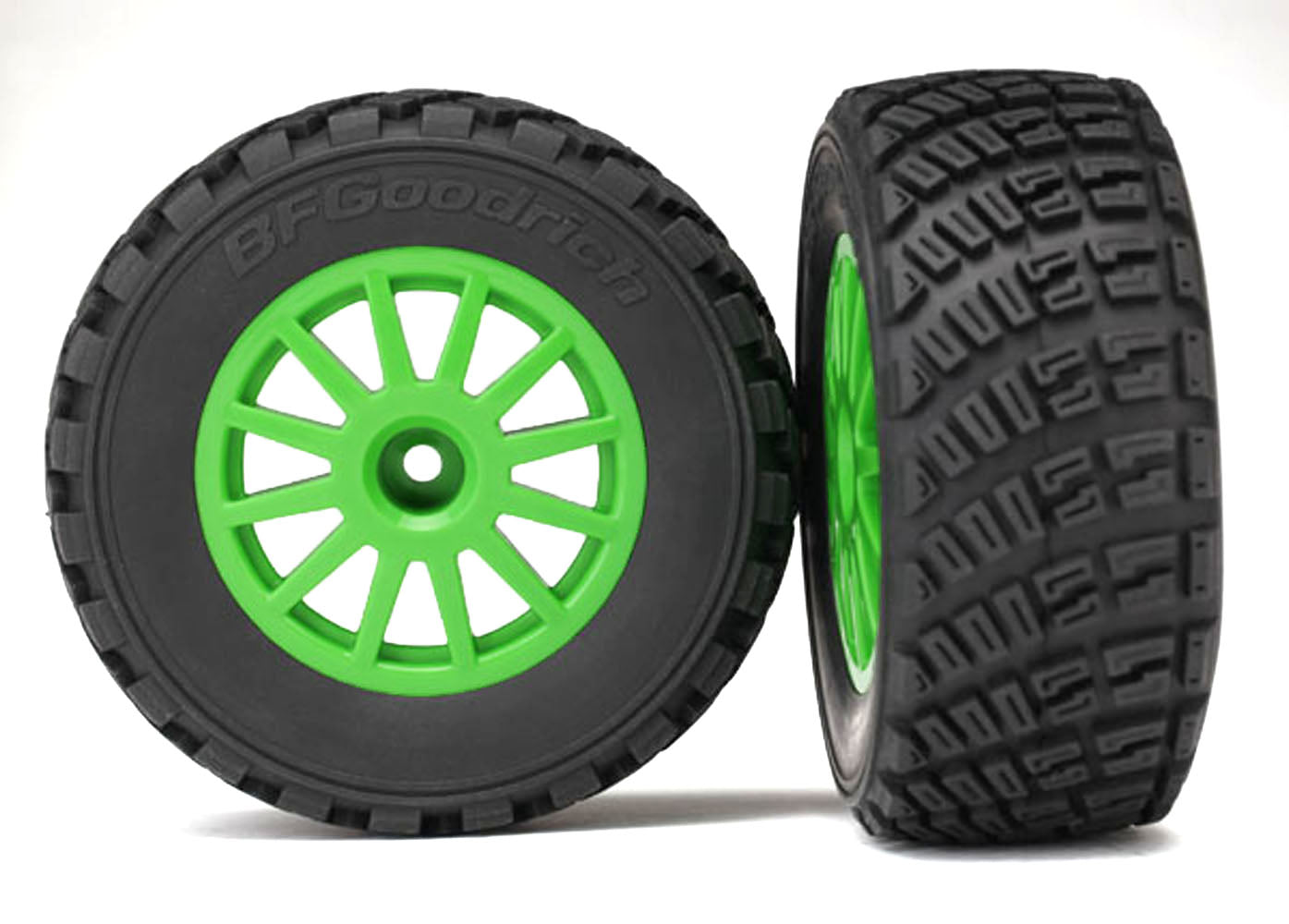 TRA7473X 7473X Rally Gravel Pattern Tires, Wheels, Green