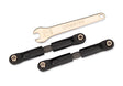 TRA7491-GRAY 7491-GRAY Steel Extra-Short Camber Links, Gray (2)