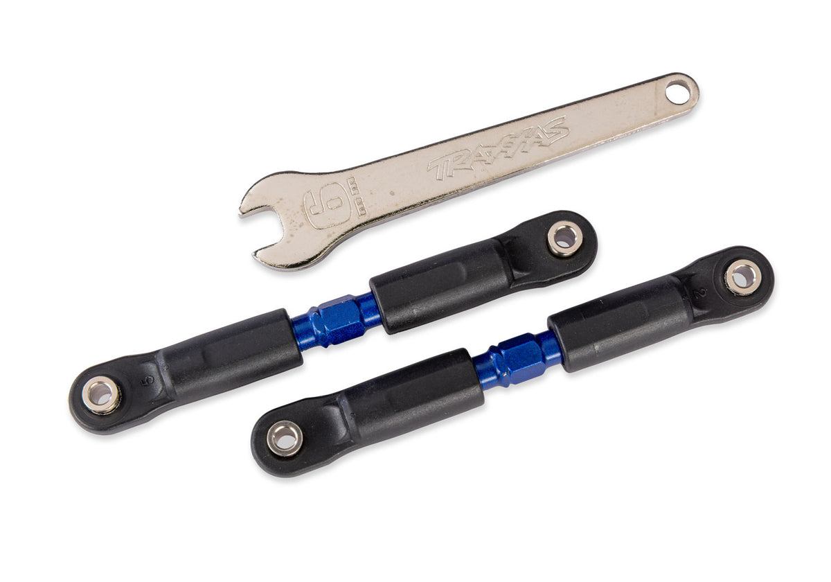 TRA7492-BLUE 7492-BLUE Steel Short Camber Links, Blue (2)