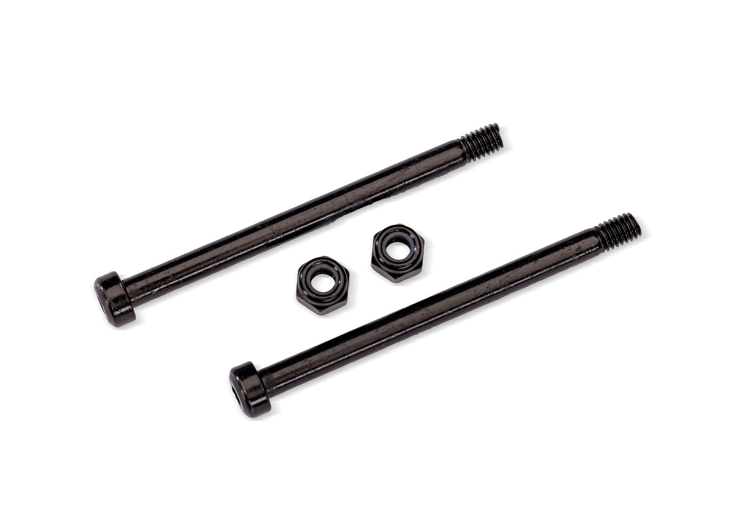 TRA7685 7685 Threaded Lower Outer Suspension Pins w/ Nuts, 4x47mm (2)