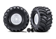 TRA7689 7689 X-Monster Terra Groove Pre-Glued Tires, White (2)