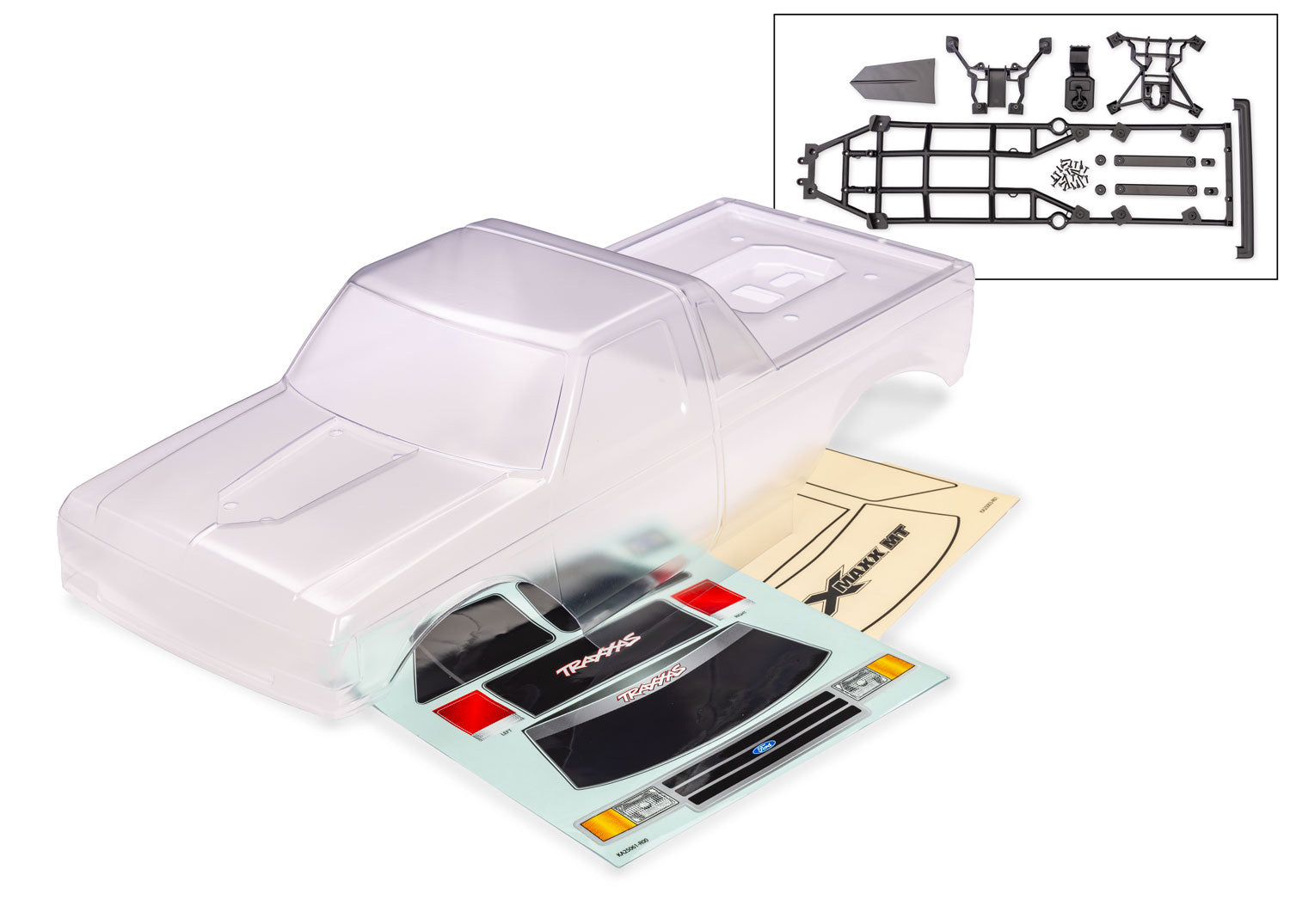 TRA7691R 7691R X-Monster HD Heavy Duty Ford F-150 Body, Clear