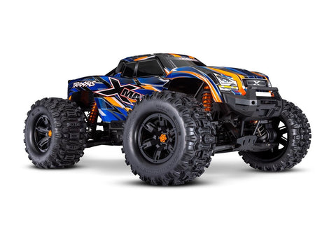 Traxxas 77096-4-ORNG X-Maxx 8S Belted 4X4 Monster Truck RTR, Orange