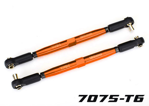 Traxxas 7748-ORNG X-Maxx Aluminum Toe Links, Orange