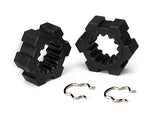 TRA7756-BLK 7756-BLK Hex Wheel Hubs w/ Clips