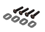 TRA7759-GRAY 7759-GRAY Aluminum Motor Mount Washers w/ Screws, Gray