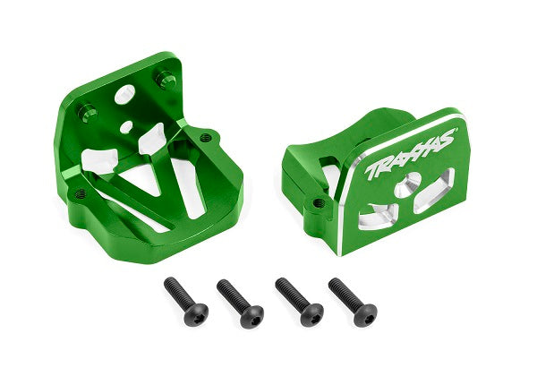 TRA7760-GRN 7760-GRN Aluminum Motor Mounts, Front/Rear, Green