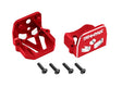 TRA7760-RED 7760-RED Aluminum Motor Mounts, Front/Rear, Red