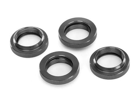 Traxxas 7767-GRAY Aluminum Spring Retainers w/ O-Rings, Gray