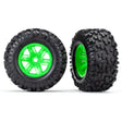 TRA7772G 7772G Maxx AT Tires, X-Maxx Wheels, Green