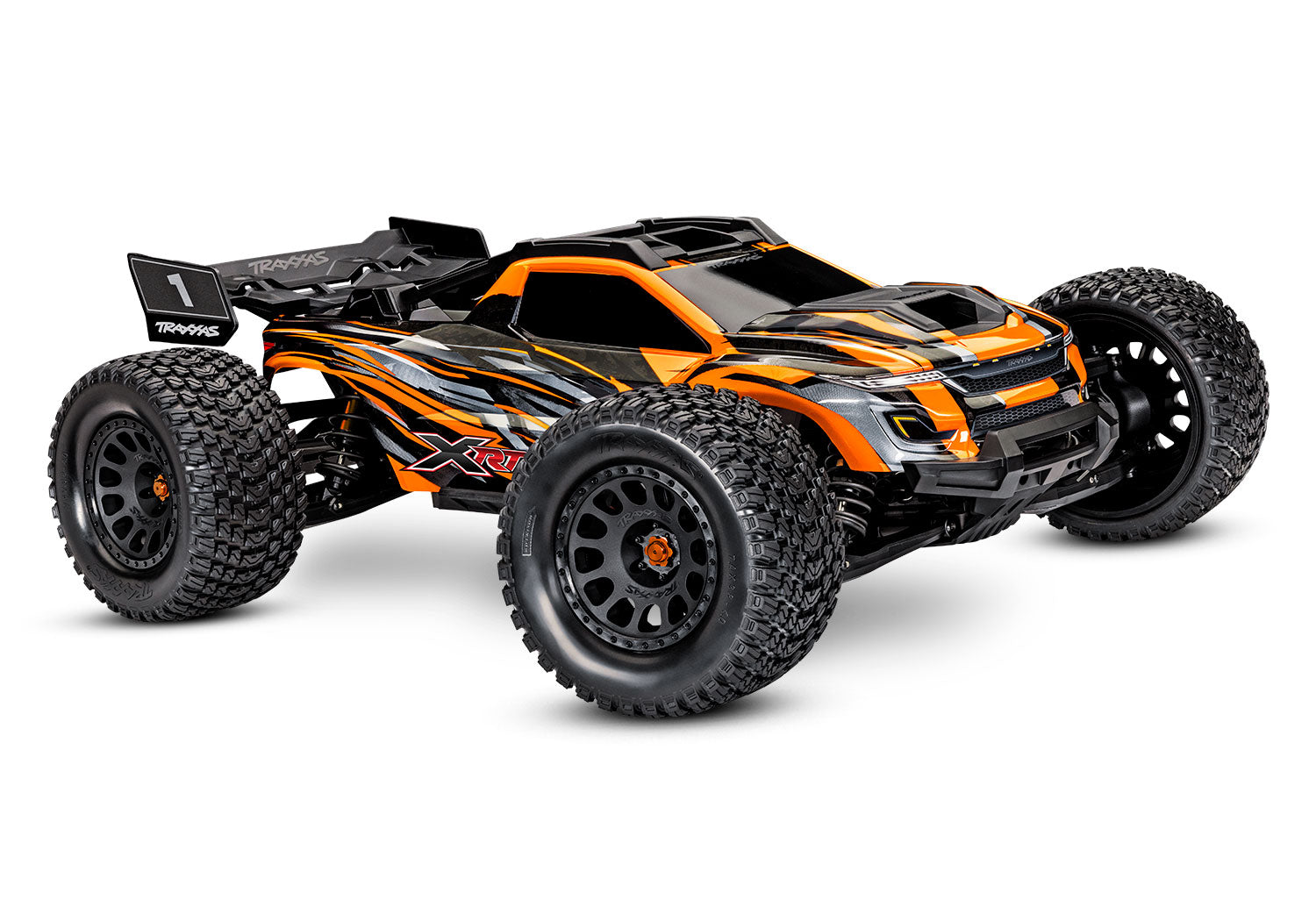 TRA78086-4-ORNG 78086-4 XRT Brushless 8S 4X4 Monster Truck RTR, w/ TSM, Orange