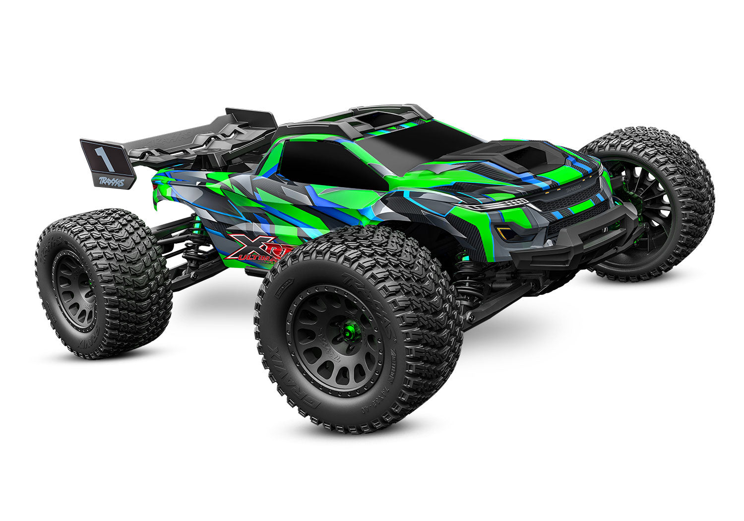 TRA78097-4-GRNX 78097-4-GRNX XRT Ultimate 1/7 4X4 Monster Truck RTR, Green