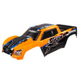 TRA7811 7811 X-Maxx Pre-Cut Body, Assembled, Orange